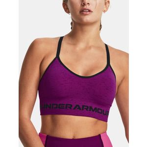 Under Armour UA Seamless Low Long Htr Sportovní podprsenka Fialová obraz