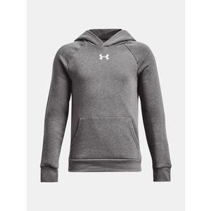 Under Armour UA Rival Fleece Hoodie Mikina dětská Šedá obraz