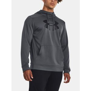 Under Armour UA Armour Fleece Big Logo HD Mikina Šedá obraz