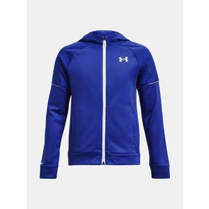 Under Armour UA AF Storm FZ Hoodie Mikina dětská Modrá obraz