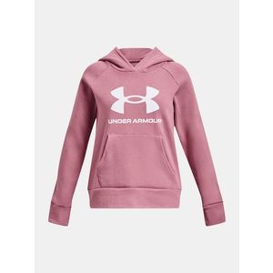 Under Armour UA Rival Fleece BL Hoodie Mikina dětská Růžová obraz