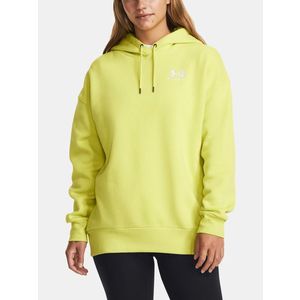 Under Armour Essential Flc OS Hoodie Mikina Žlutá obraz