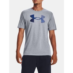 Under Armour UA Big Logo Fill SS Triko Šedá obraz