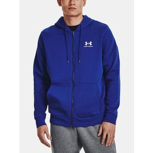 Under Armour UA Essential Fleece FZ Hood Mikina Modrá obraz