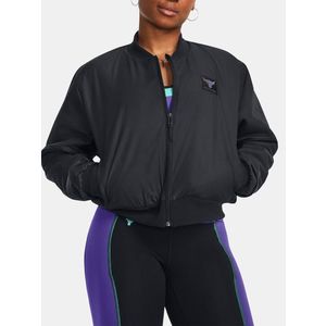 Under Armour Project Rock W's Bomber Bunda Černá obraz