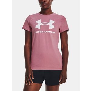 Under Armour UA W Sportstyle Logo SS Triko Růžová obraz