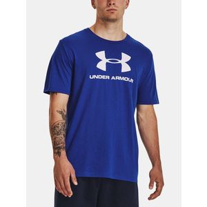 Under Armour UA M Sportstyle Logo SS Triko Modrá obraz