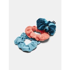 Under Armour UA Blitzing Scrunchie 3 ks Gumička do vlasů Modrá obraz