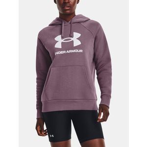 Under Armour UA Rival Fleece Big Logo Hdy Mikina Fialová obraz