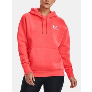 Under Armour Essential Fleece Hoodie Mikina Červená obraz