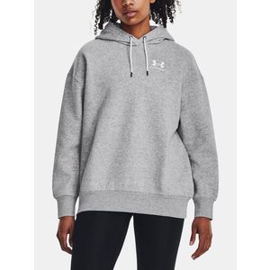 Under Armour Essential Flc OS Hoodie Mikina Šedá obraz