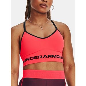 Under Armour UA Seamless Low Long Sportovní podprsenka Červená obraz