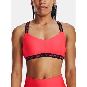 Červená sportovní podprsenka Under Armour Crossback Low obraz