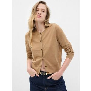 GAP Cardigan Hnědá obraz