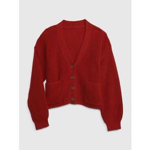 GAP Cardigan dětský Červená obraz