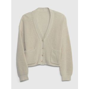 GAP Cardigan dětský Bílá obraz