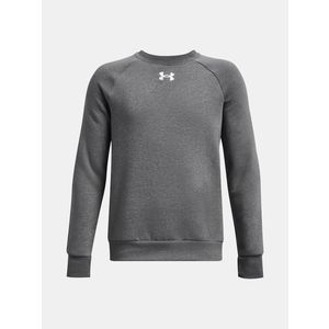 Under Armour Rival Fleece Crew Mikina dětská Šedá obraz