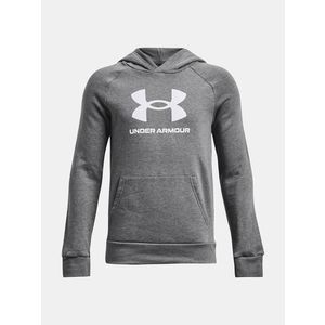 Under Armour UA Rival Fleece BL Hoodie Mikina dětská Šedá obraz