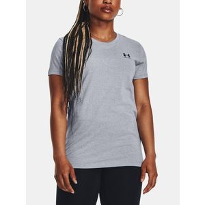 Under Armour UA W Sportstyle LC SS Triko Šedá obraz