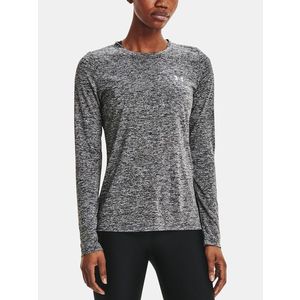 Under Armour Tech LS Crew Twist-BLK Triko Černá obraz