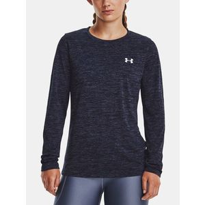 Under Armour Tech LS Crew Twist-NVY Triko Modrá obraz