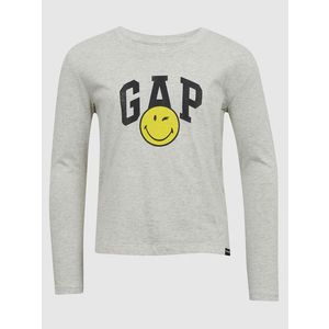 GAP Gap & Smiley® Triko dětské Šedá obraz