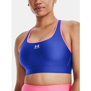 Under Armour HG Armour Mid Padless Sportovní podprsenka Modrá obraz