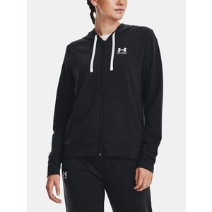 Under Armour Rival Terry FZ Hoodie Mikina Černá obraz