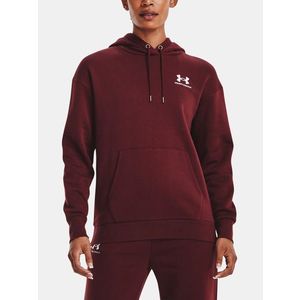 Vínová mikina Under Armour Essential Fleece Hoodie obraz