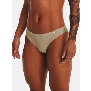 Under Armour PS Thong Kalhotky 3 ks Béžová obraz