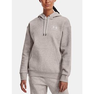 Šedá dámská mikina s kapucí Under Armour Essential Fleece Hoodie obraz