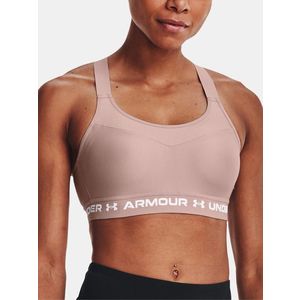 Under Armour Armour High Crossback Sportovní podprsenka Růžová obraz