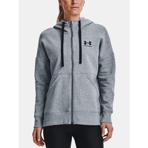 Under Armour Rival Fleece FZ Hoodie Mikina Šedá obraz