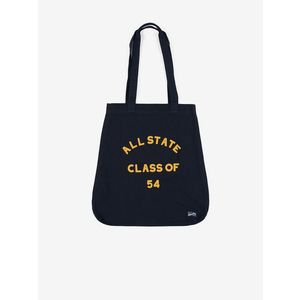 SuperDry Elsie Canvas Graphic Tote Kabelka Modrá obraz