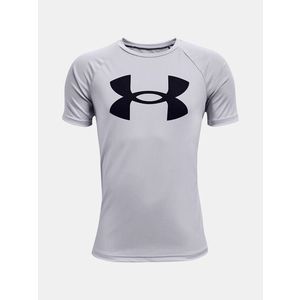 Under Armour UA Tech Big Logo SS Triko dětské Šedá obraz