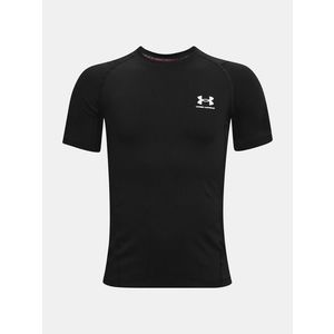 Under Armour HG Armour SS Triko dětské Černá obraz