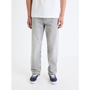 Celio C75 Foloose Jeans Šedá obraz