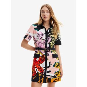 Desigual Desigual x M. Christian Lacroix Almeria Šaty Černá obraz