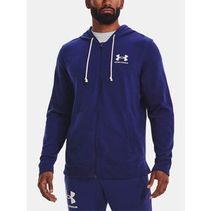 Under Armour UA Rival Terry LC FZ Mikina Modrá obraz