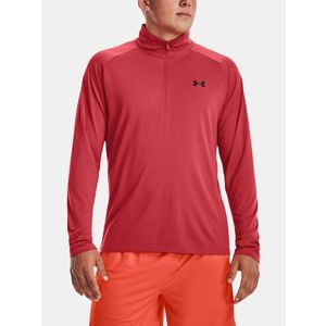 Under Armour UA Tech 2.0 1/2 Zip Triko Červená obraz