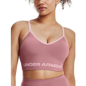 Under Armour Seamless Low Long Sportovní podprsenka Růžová obraz