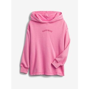 GAP Oversized Mikina dětská Růžová obraz