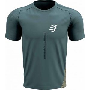 Compressport PERFORMANCE SS TSHIRT Pánské běžecké triko, zelená, velikost obraz