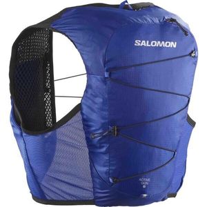 Salomon ACTIVE SKIN 8 NO FLASKS Unisex běžecká vesta, modrá, velikost obraz