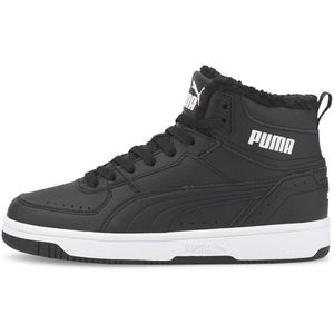 Puma REBOUND JOY FUR JR Dětské zateplené boty, černá, velikost 38.5 obraz