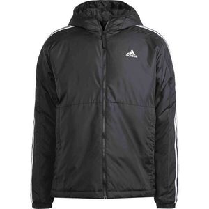 adidas ESSENTIALS 3-STRIPES INSULATED HOODED Pánská bunda, černá, velikost obraz