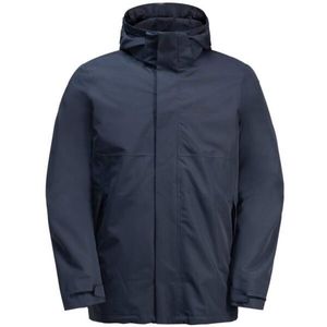 Jack Wolfskin LUNTAL 3IN1 M Pánská zateplená bunda, tmavě modrá, velikost obraz