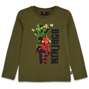 LEGO® kidswear LWTANO 607 Chlapecké tričko s dlouhým rukávem, khaki, velikost obraz