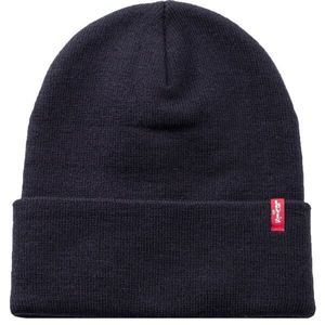 Levi's® SLOUCHY RED TAB Zimní čepice, tmavě modrá, velikost obraz