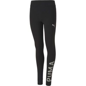 Puma ALPHA LEGGINGS Dívčí legíny, černá, velikost obraz